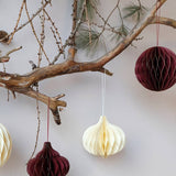 Weihnachtsdeko aus Papier • Kugel Schwarz