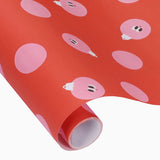Geschenkpapier-Rolle • Rot/Rosa Weihnachtskugeln