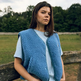 Merino Weste • Ice Blue