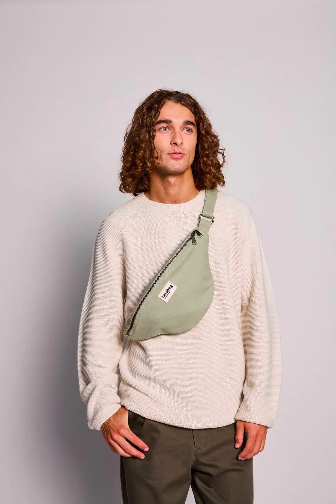 SASHA Bauchtasche • Lehmgrün