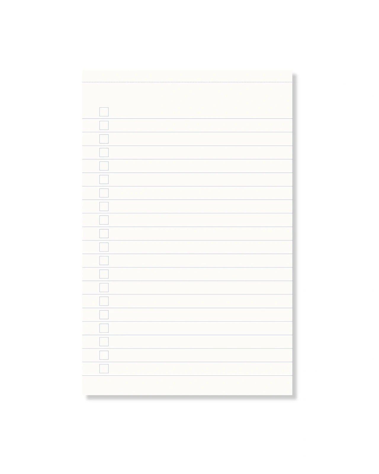 A-Journal - EVERYDAY LISTS Notizblock • Dark Blue Light Blue - ROSA ECK