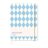 A-Journal - JOURNAL Notizbuch • Checkered Circus Blue White - ROSA ECK