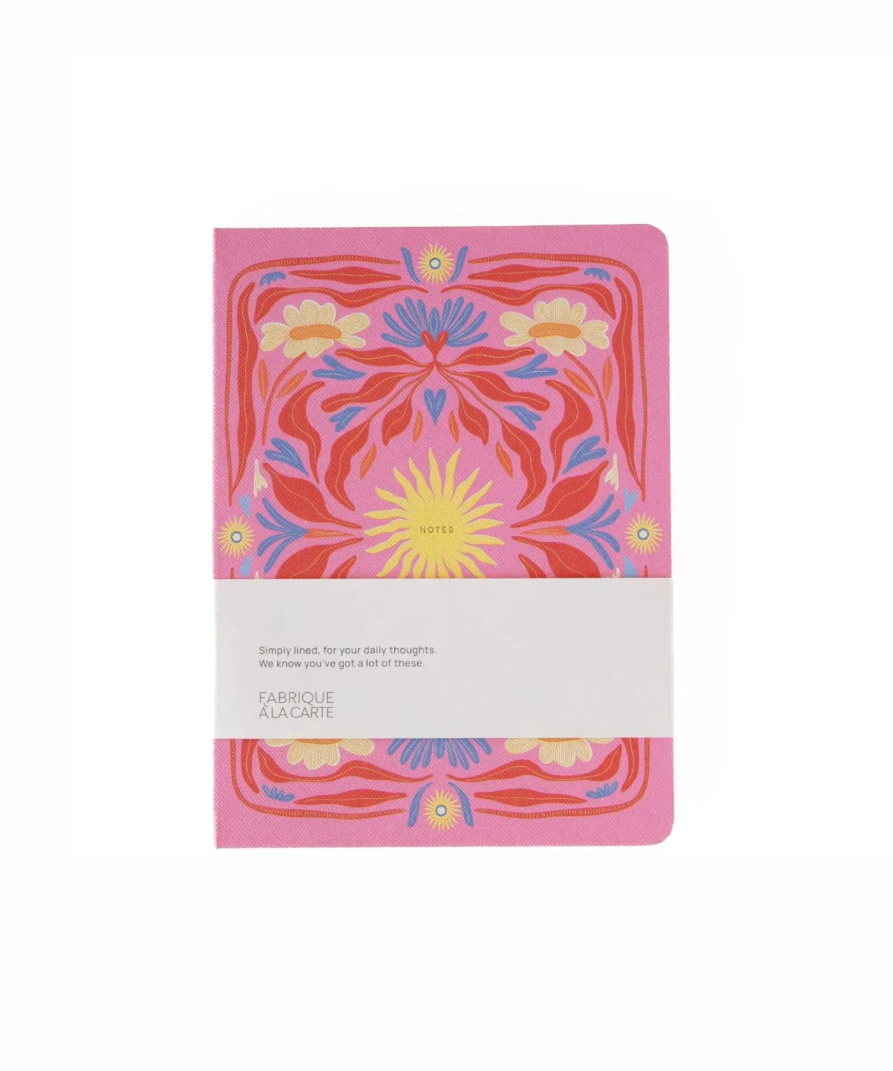 A - Journal - NOTES Kleines Notizbuch • Sun Pink - Notizbuch - ROSA ECK Concept Store