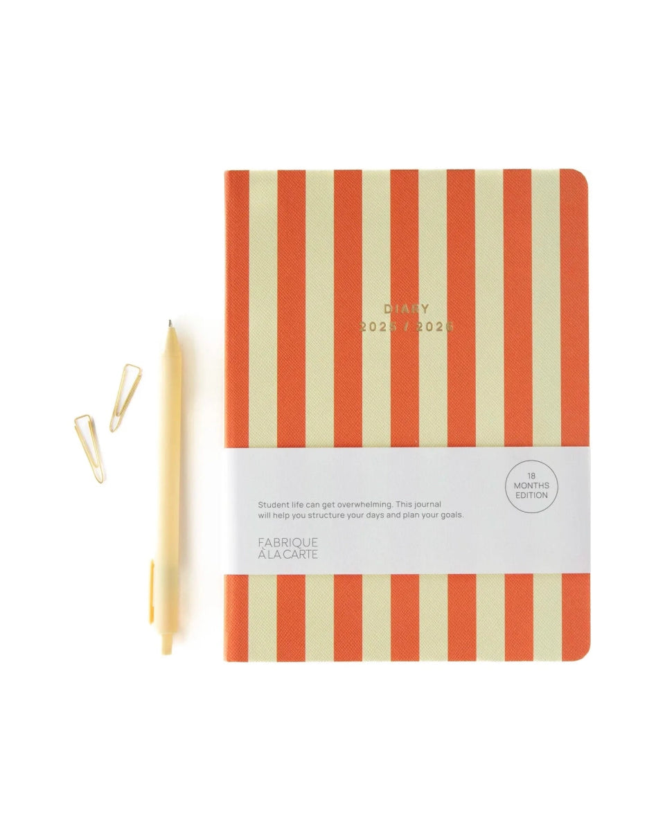 A - Journal - NOTES Taschennotizbuch (A6) • Stripes - Notizbuch - ROSA ECK Concept Store