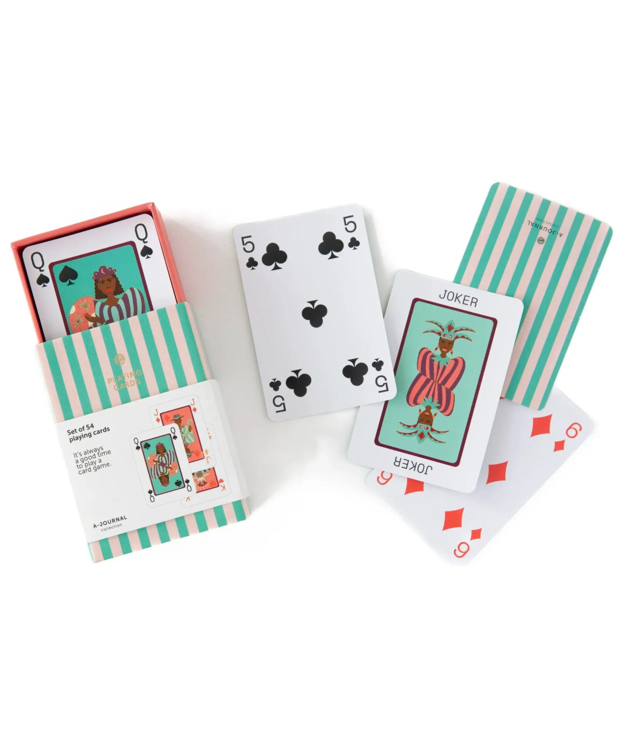 A - Journal - PLAYING CARDS Spielkarten - Deck (54 Karten) • Green - Spiel - ROSA ECK Concept Store