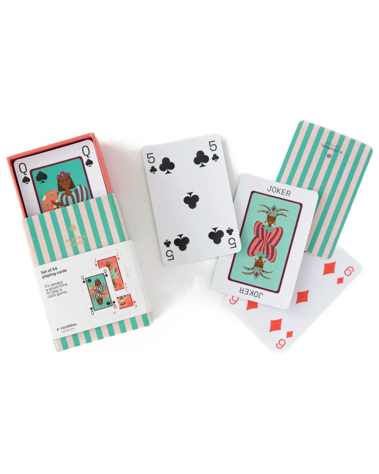 A - Journal - PLAYING CARDS Spielkarten - Deck (54 Karten) • Green - Spiel - ROSA ECK Concept Store