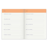 A - Journal Stationery - DAILY JOURNAL Tagebuch Kariert - ROSA ECK - Papier, ,