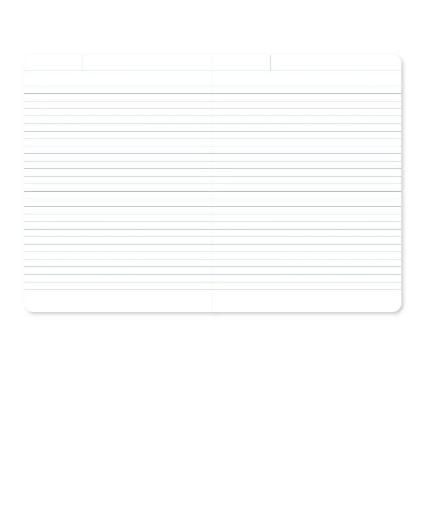 A - Journal Stationery - JOURNAL Notizbuch Creme/Rot/Kariert - ROSA ECK - Papier, Rot,