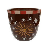 All the Luck in the World - Becher (200 ml) • Brown with Sun and Stars - ROSA ECK