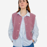 Alwero - TYB Weste aus Wolle | Venetian Pink - ROSA ECK - Pink, Rosa,
