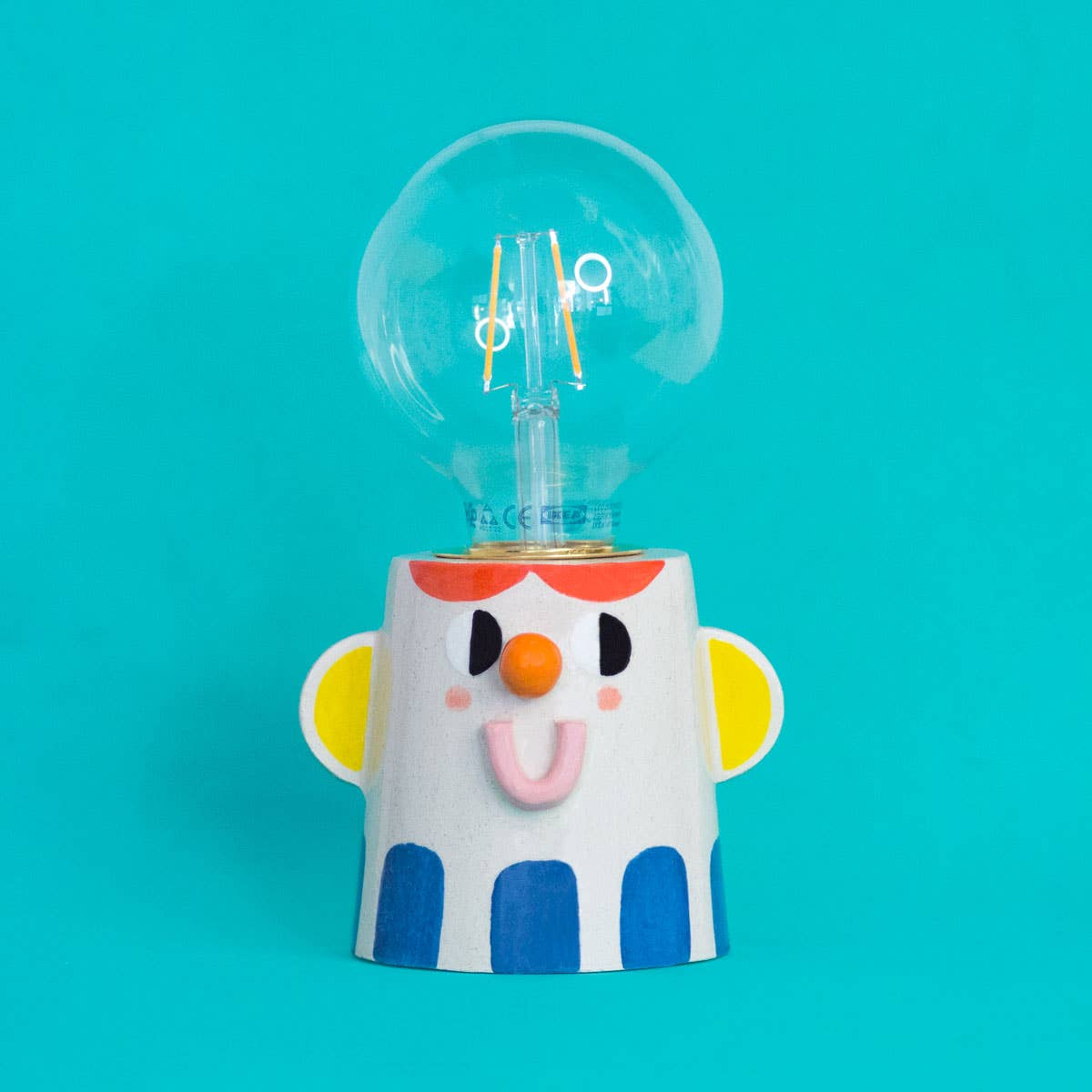 Ana Seixas - GOOD FRIEND Tischlampen aus Keramik • Blau - Lampe - ROSA ECK Concept Store