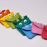 Ark Colour Design - MINI MONEY GOOGLY EYE Geldbeutel • Rot - ROSA ECK
