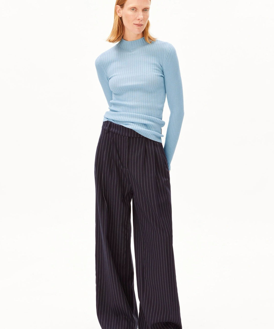 ARMEDANGELS - ALAANIA Pullover • blue glow - Pullover - ROSA ECK