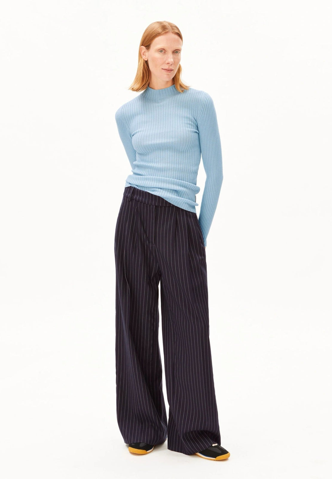 ARMEDANGELS - ALAANIA Pullover • blue glow - Pullover - ROSA ECK