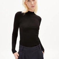 ARMEDANGELS - ALAANIA Pullover Slim Fit Aus Bio - Baumwolle | black - Sweater - ROSA ECK - 