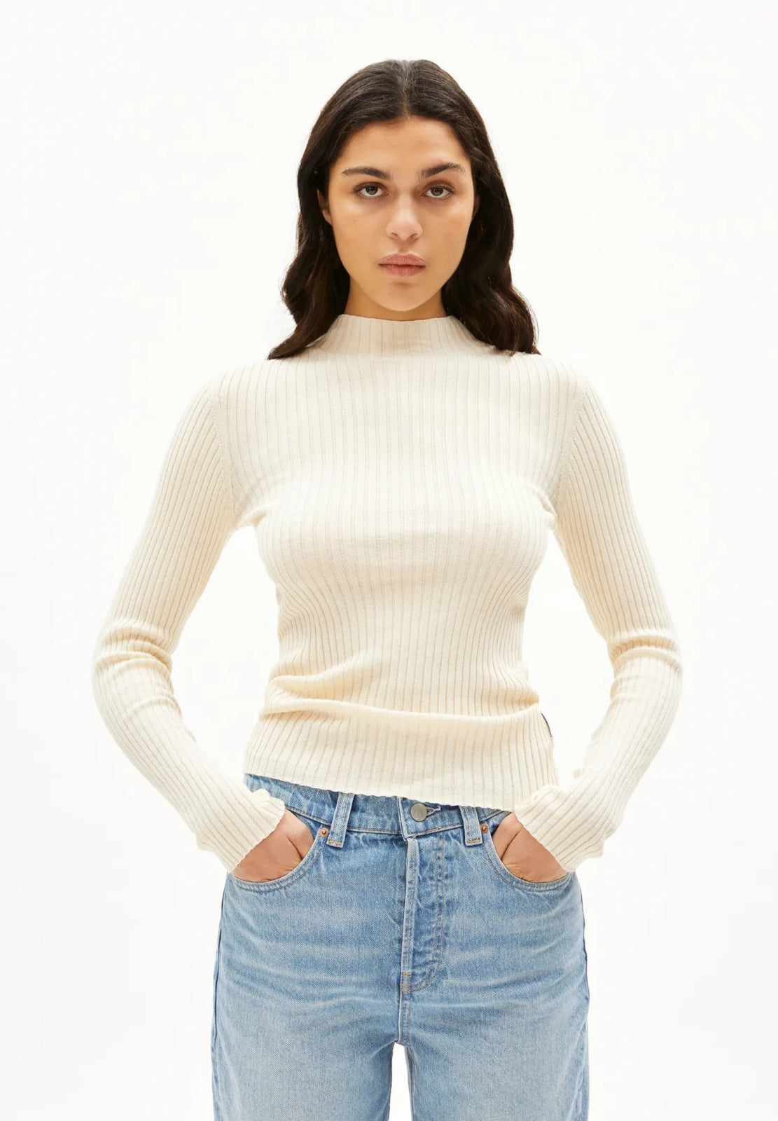 ARMEDANGELS - ALAANIA Strickpullover • oatmilk - ROSA ECK Concept Store