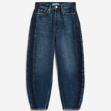 BAARLY High Panel Barrel Jeans in Dunkelblau von ARMEDANGELS – Ansicht 7
