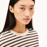 FRANKAA MAARLEN STRIPE Pullover • undyed-claystone