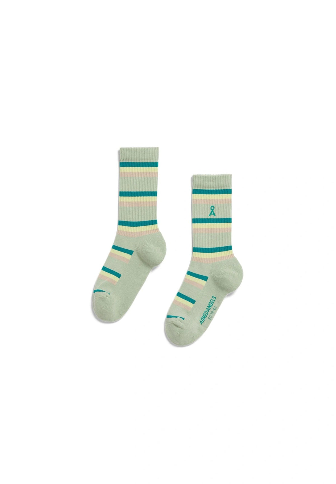 ARMEDANGELS - Gestreifte Socken • foam - Socken - ROSA ECK
