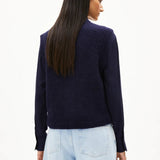 ARMEDANGELS - HELGEAA PREMIUM Top • tinted navy - Top - ROSA ECK