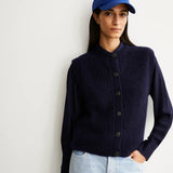 ARMEDANGELS - HELGEAA PREMIUM Top • tinted navy - Top - ROSA ECK