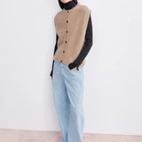 ARMEDANGELS - HELGEAA PREMIUM Top • true camel - Top - ROSA ECK