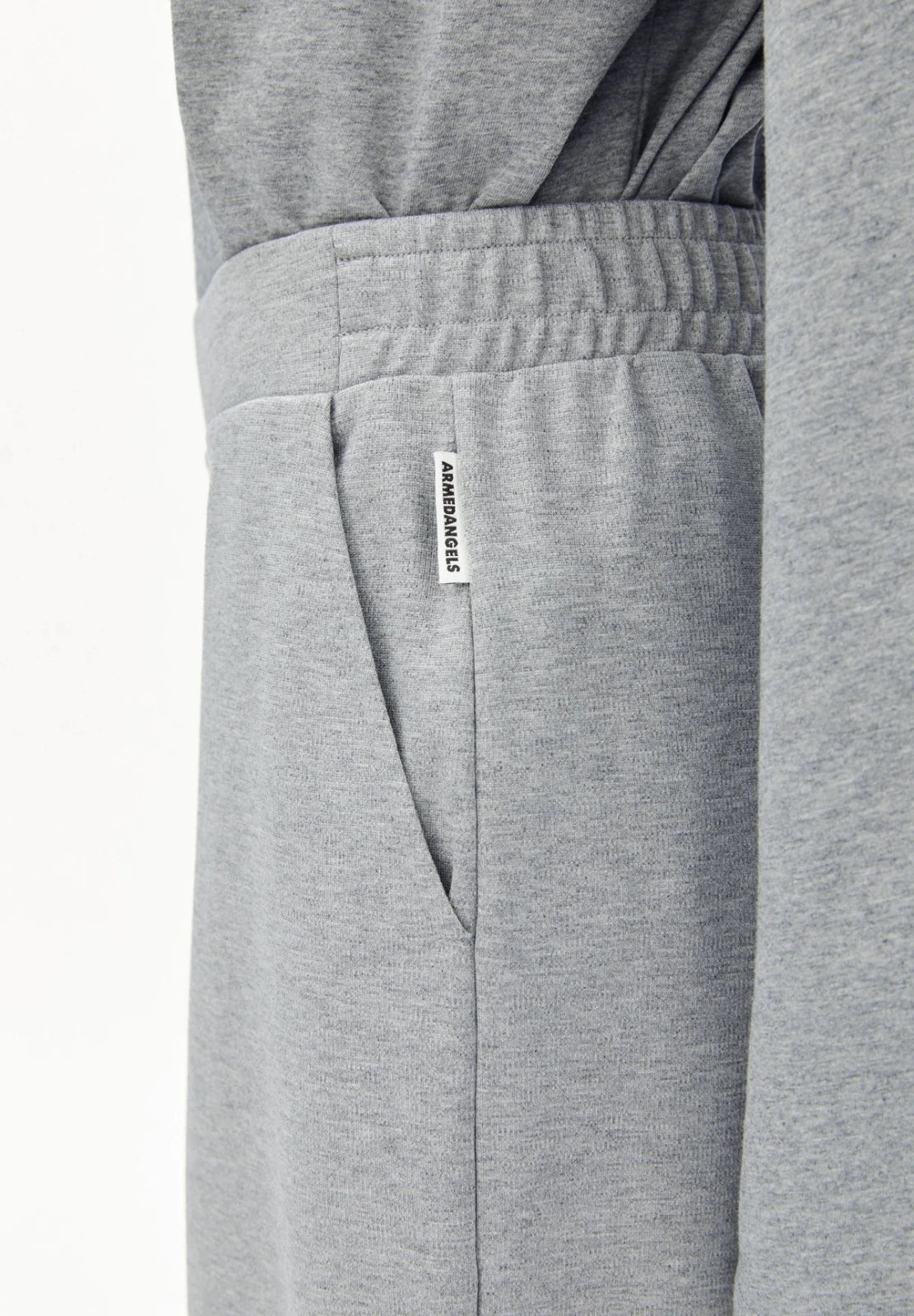 ARMEDANGELS - HIMAARI Jersey Jogginghose • silver melange - Hose - ROSA ECK