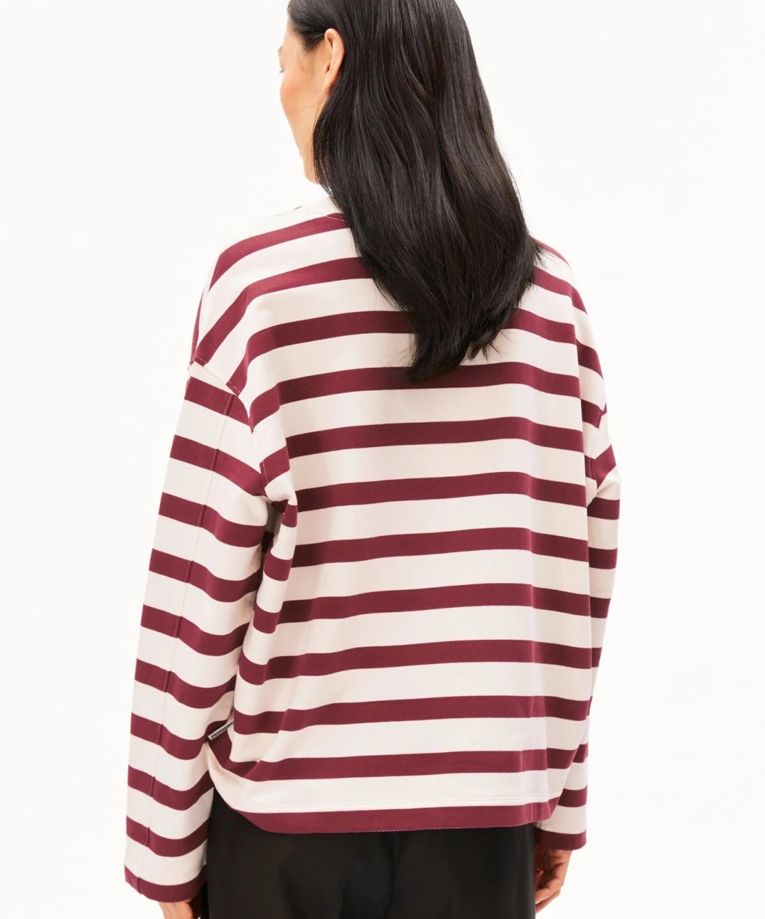 ARMEDANGELS - ICONIC Å FRANKAA BOLD Pullover • undyed-velvet red - ROSA ECK