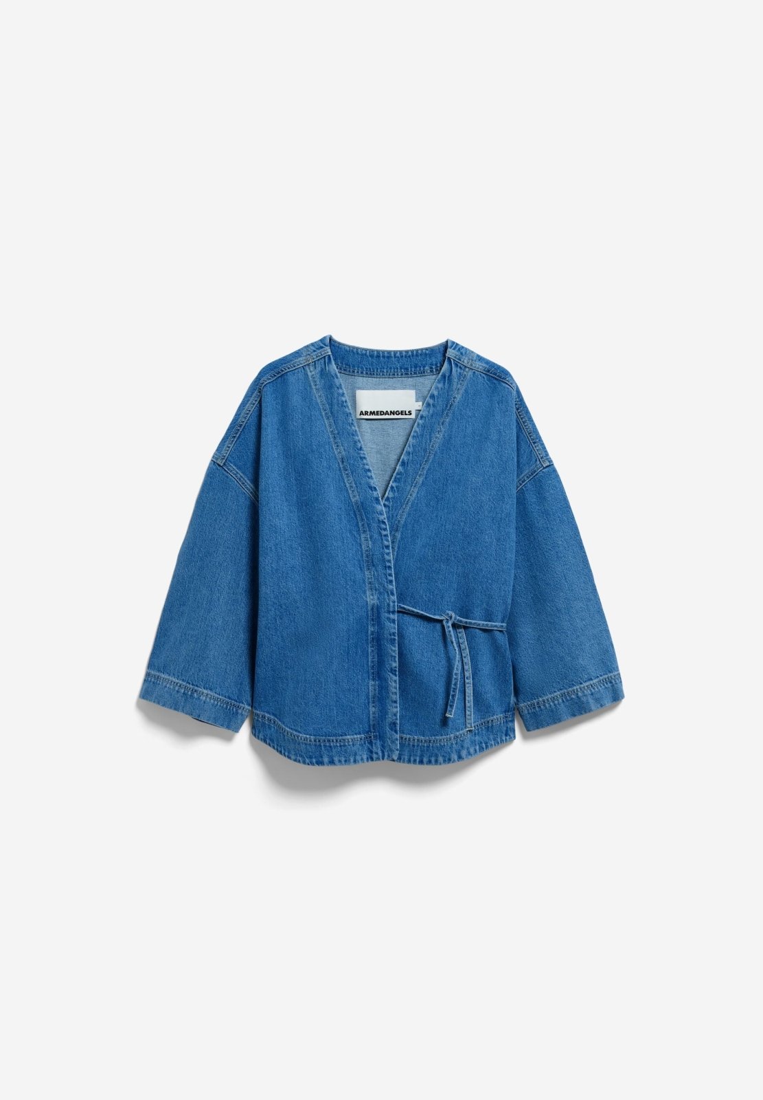 KIMONO Jeansjacke in Hellblau von ARMEDANGELS – Ansicht 7