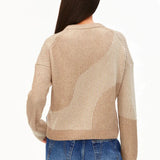 ARMEDANGELS - MAYRAA VANISE Strickpullover • camel melange - oatmilk - Pullover - ROSA ECK