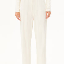 Pointelle Pyjamahose in Cremebeige von ARMEDANGELS – Ansicht 3