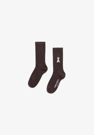 ARMEDANGELS - SAAMUS BOLD Socken • claystone - ROSA ECK