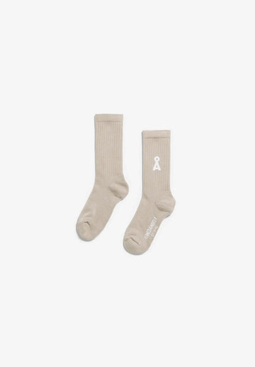 ARMEDANGELS - SAAMUS BOLD Socken • sandstone - ROSA ECK