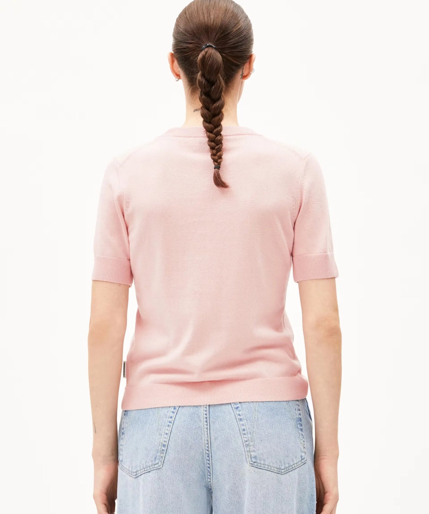 ARMEDANGELS - SILJIAAS Strickshirt aus Bio - Baumwoll - Mix | rosalilly - Shirt - ROSA ECK - 