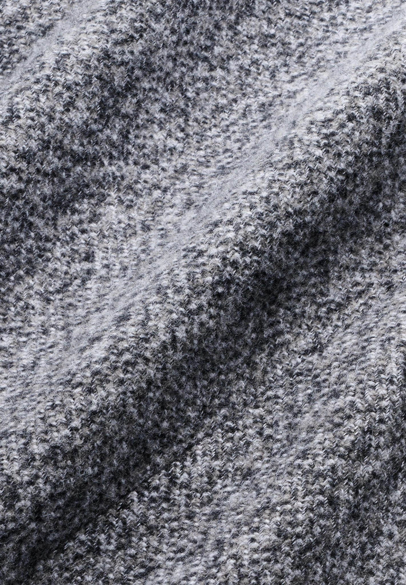 Tweed Oversized Blazer • mid grey melange-oatmilk