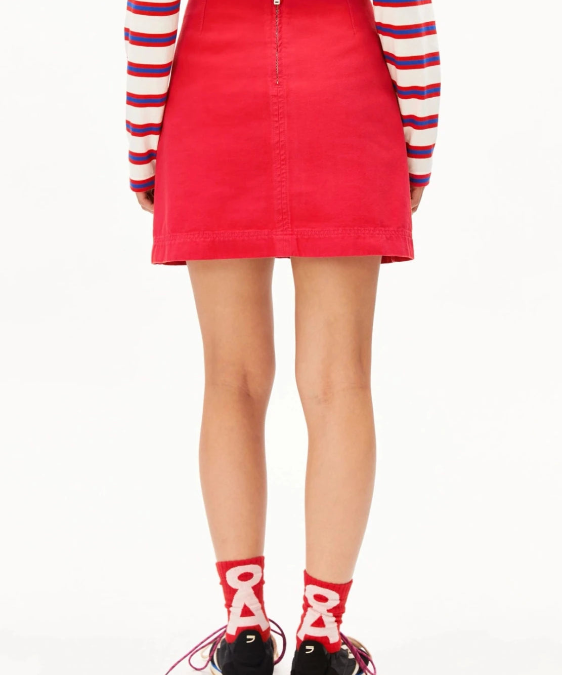 ARMEDANGELS - Workwear Canvas Mini - Rock • mars red - Rock - ROSA ECK
