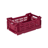 Aykasa Faltkiste Mini in Chilli Pepper (Rot), stapelbare Klappbox – ROSA ECK