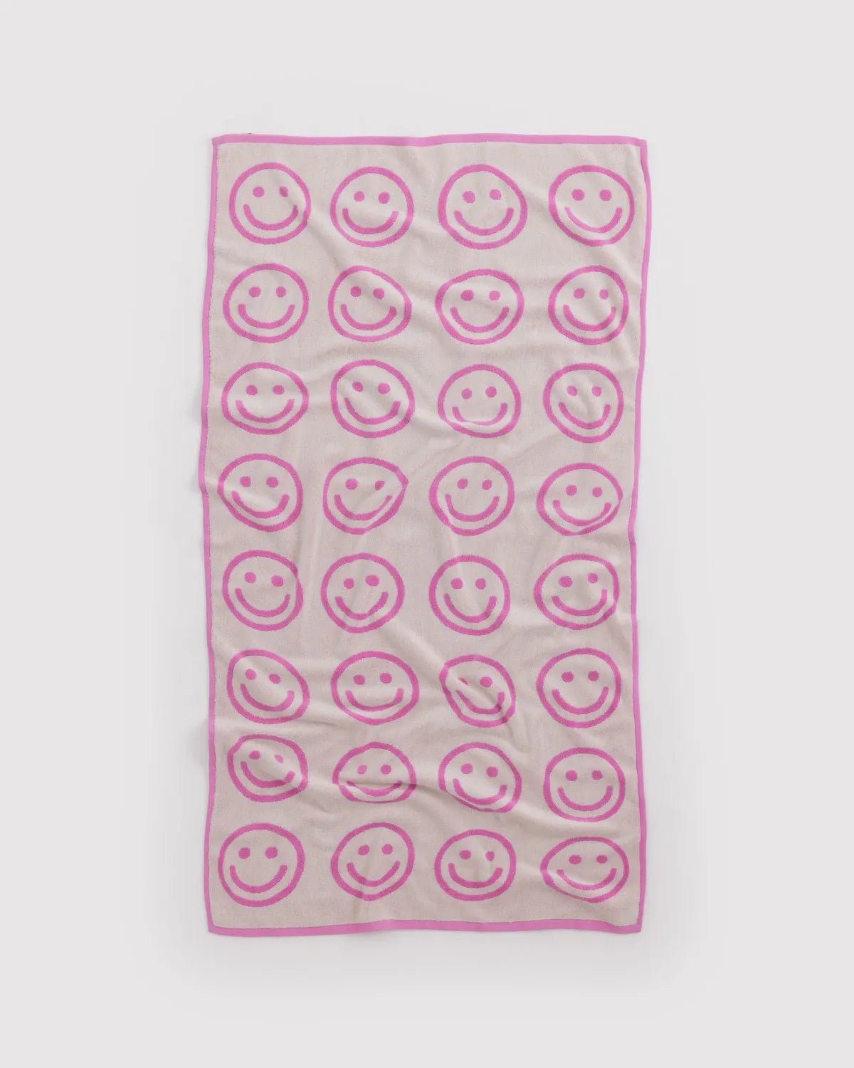 BAGGU - Badetuch • Happy Pink - ROSA ECK