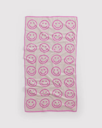 BAGGU - Badetuch • Happy Pink - ROSA ECK