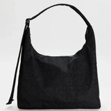 BAGGU - NYLON SHOULDER BAG Schultertasche • Black - Schultertasche - ROSA ECK