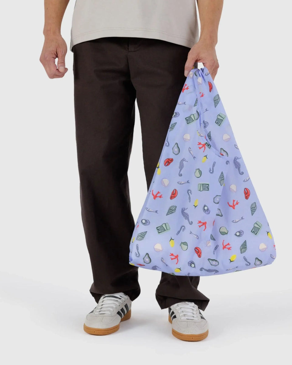 BAGGU - STANDARD BAGGU Einkaufstasche • Sea Charms - Tasche - ROSA ECK Concept Store