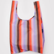 BAGGU - STANDARD BAGGU Tasche • Gradient Stripe Poppy & Lilac - ROSA ECK