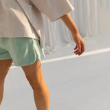 BONGUSTA - NARAM Gym Shorts • silver sage - Short - ROSA ECK Concept Store