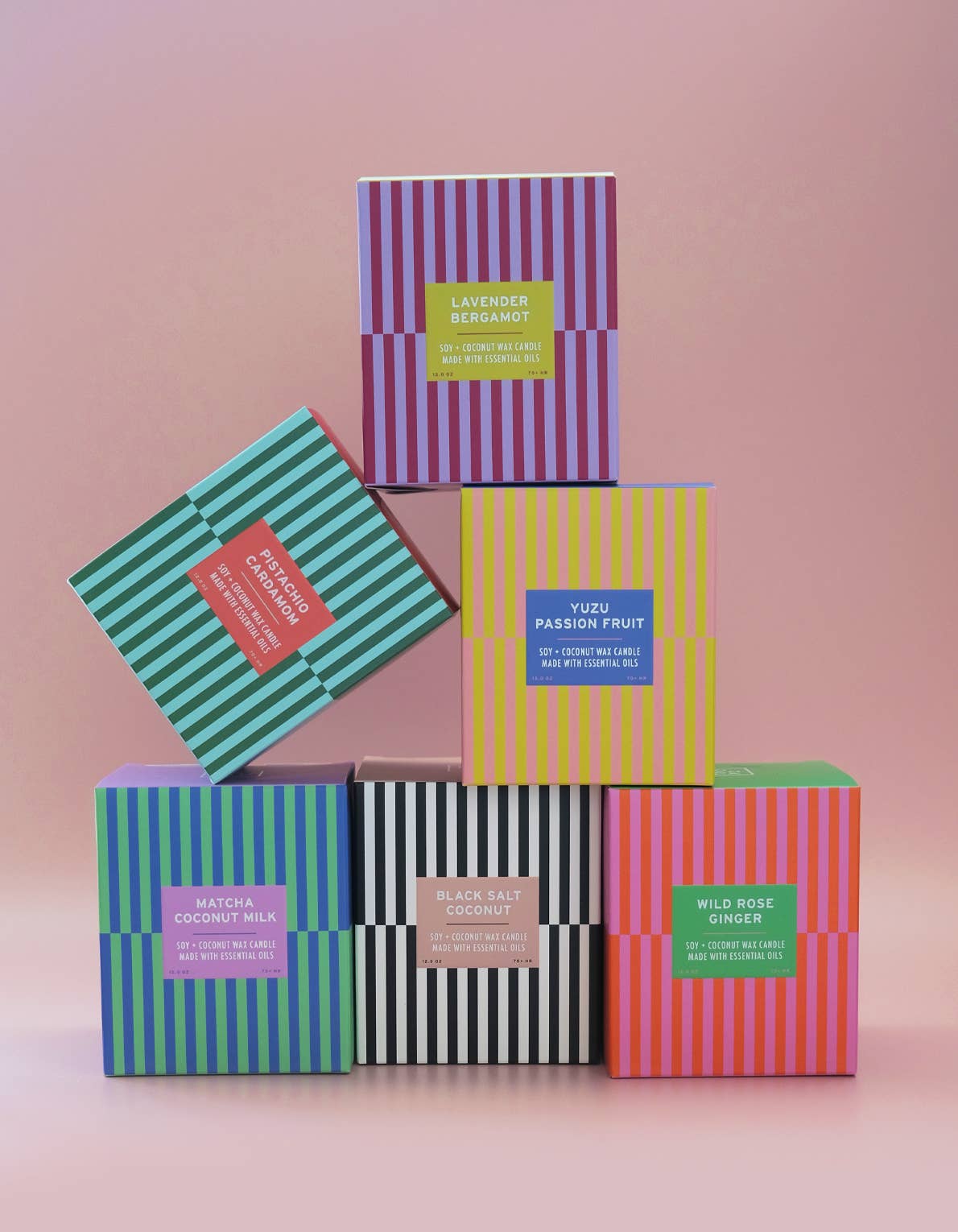 BOTANICA - ESSENTIALS Duftkerze • Wild Rose + Ginger - ROSA ECK
