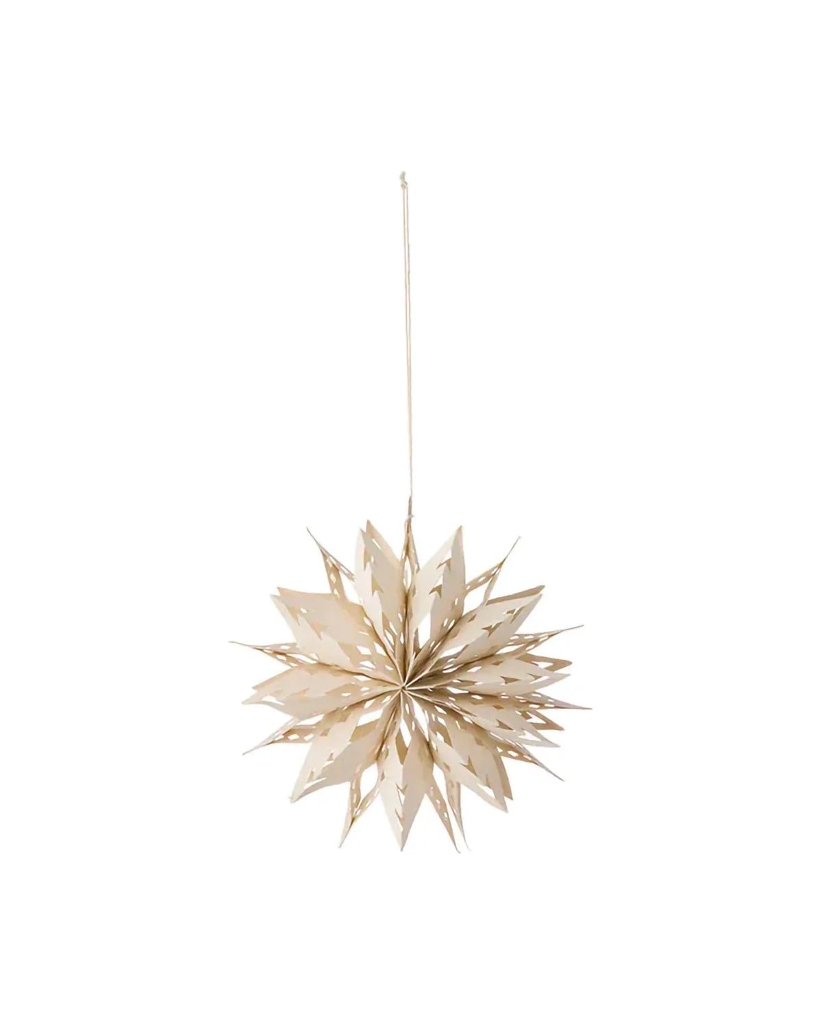 Bungalow - Papierstern Glacia • Stone (⌀ 20 cm) - Papierstern - ROSA ECK