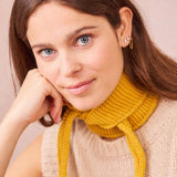 Calie Paris - Kleiner Strickschal • Gelb - ROSA ECK