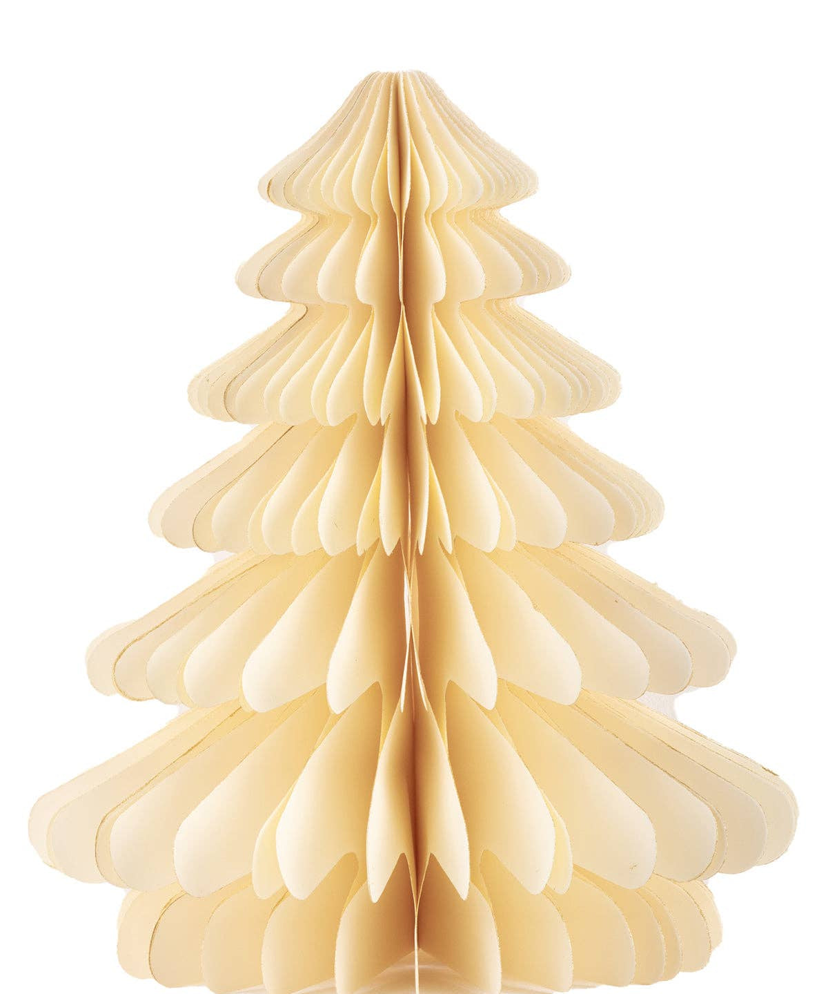 coopz - Papiertanne rund groß zum Aufstellen (H 31 cm) • Creme - ROSA ECK