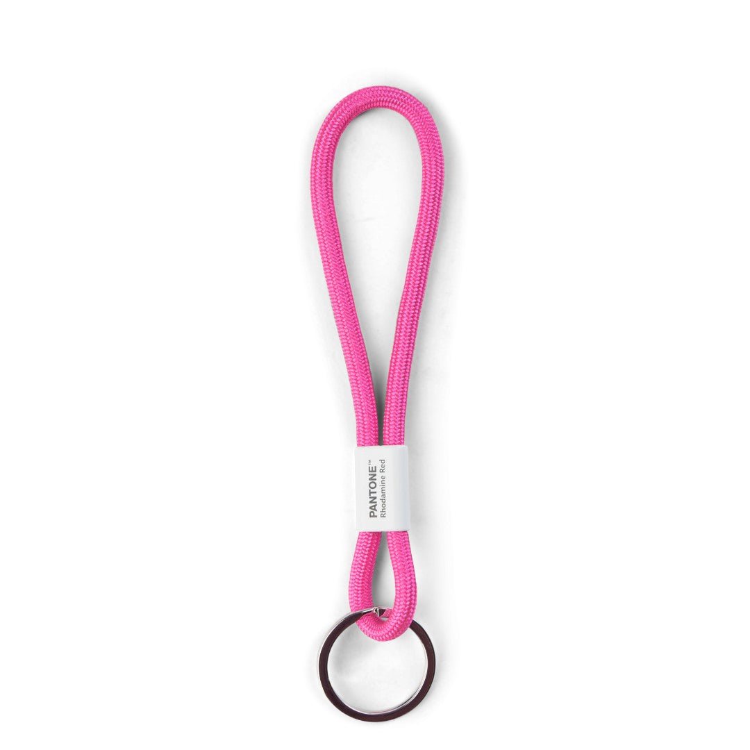 Copenhagen Design - PANTONE Schlüsselanhänger Kurz Rhodamine Red C - ROSA ECK - , ,