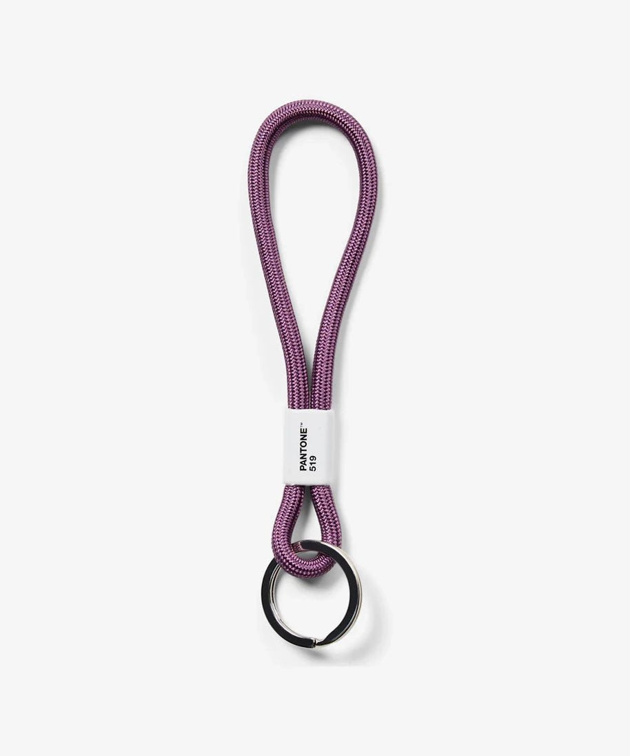 Copenhagen Design - PANTONE Schlüsselanhänger Kurz | Violet 519 - Schlüsselanhänger - ROSA ECK - 