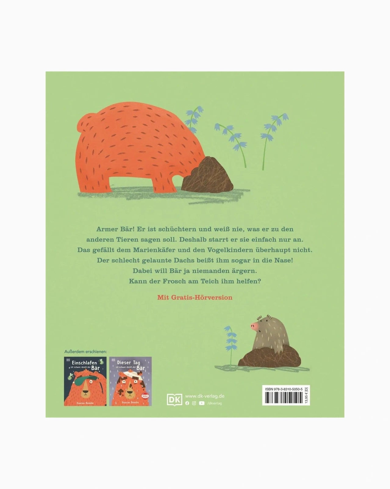 DK Verlag - Wenn ich nicht so schüchtern wär, denkt der Bär – Kinderbuch - Kinderbuch - ROSA ECK